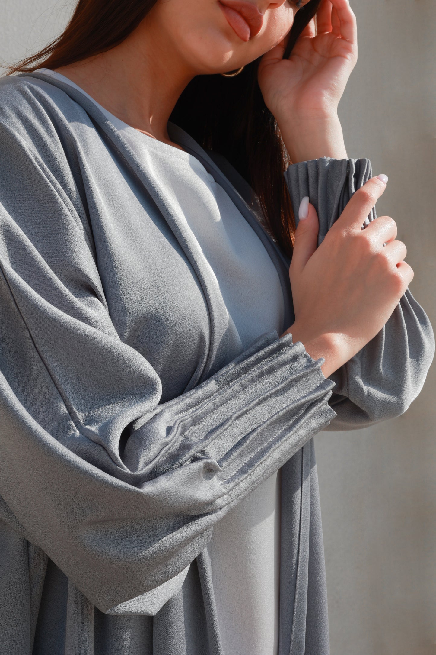 Bousaada Abaya Set - Grey